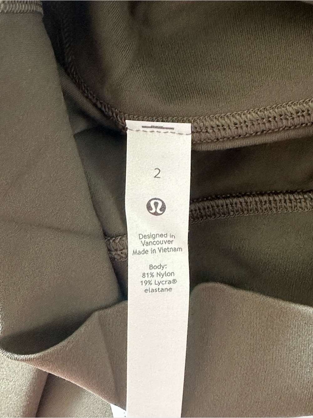 lululemon athletica Olive Green Align High-Rise Leggings - Picture 3 of 4